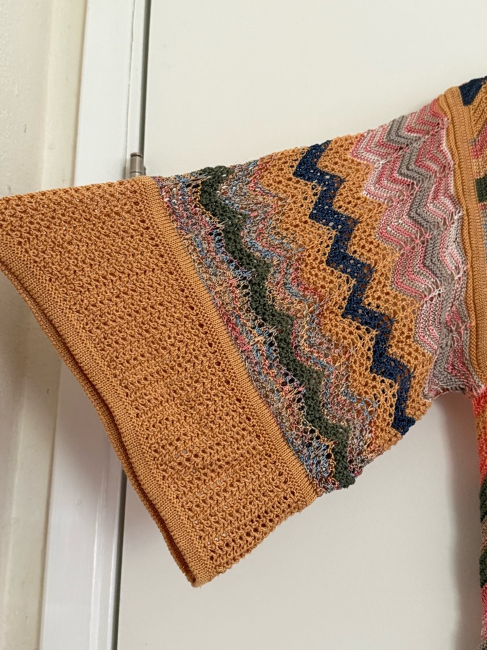 Missoni Multicolor Zigzag Knit Tunic in Mustard Accent - Picture 8 of 16